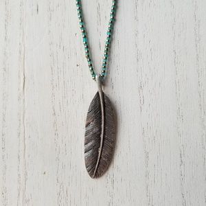 Urban Outfitters Feather Necklace